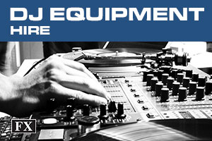 dj equipment hire banner