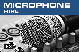 microphone hire banner